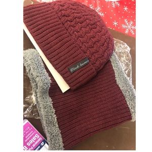 Black Humor Winter hat + scarf